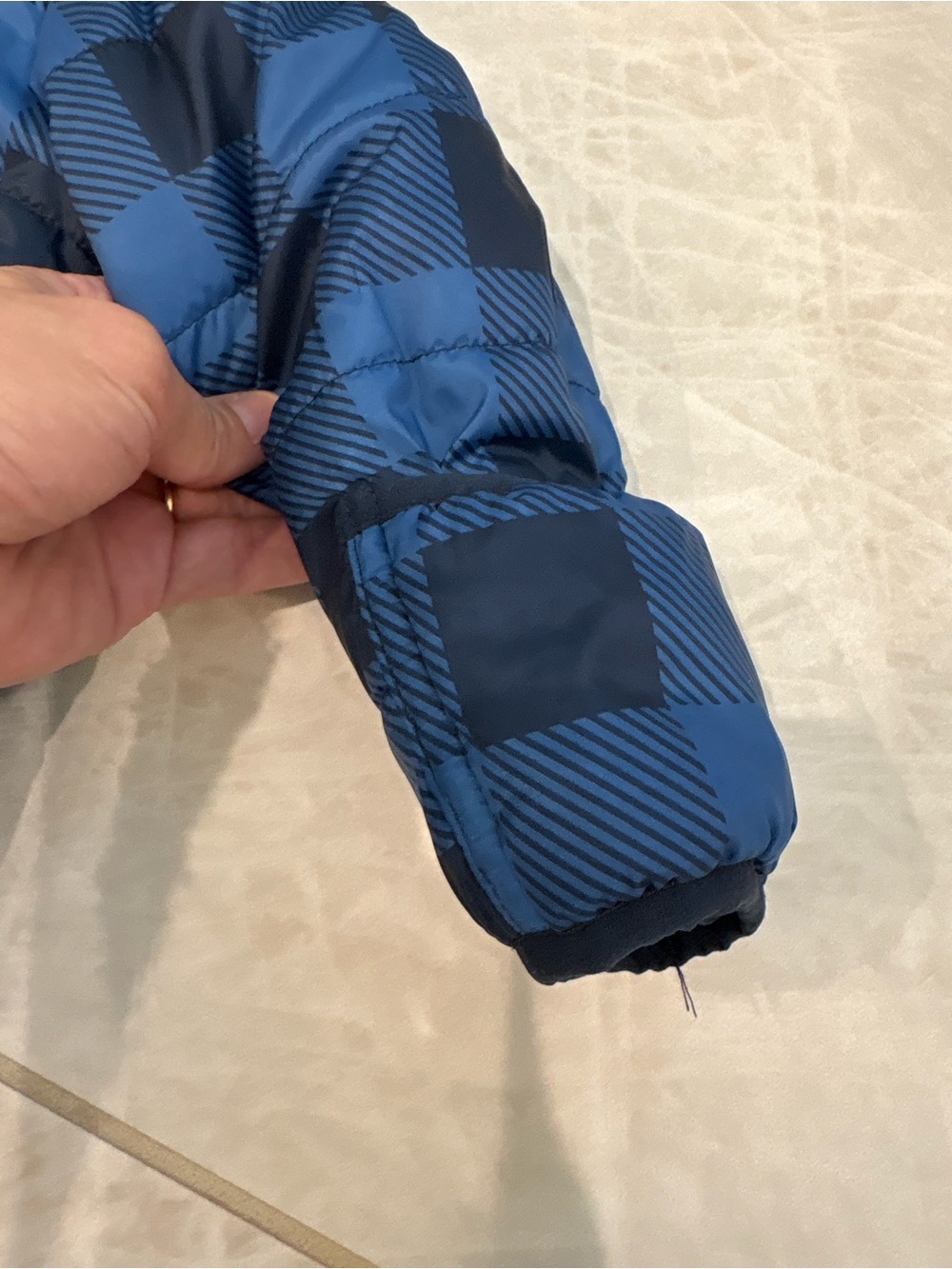 Eddie Bauer Blue Plaid Snowsuit - Picture 4 of 8
